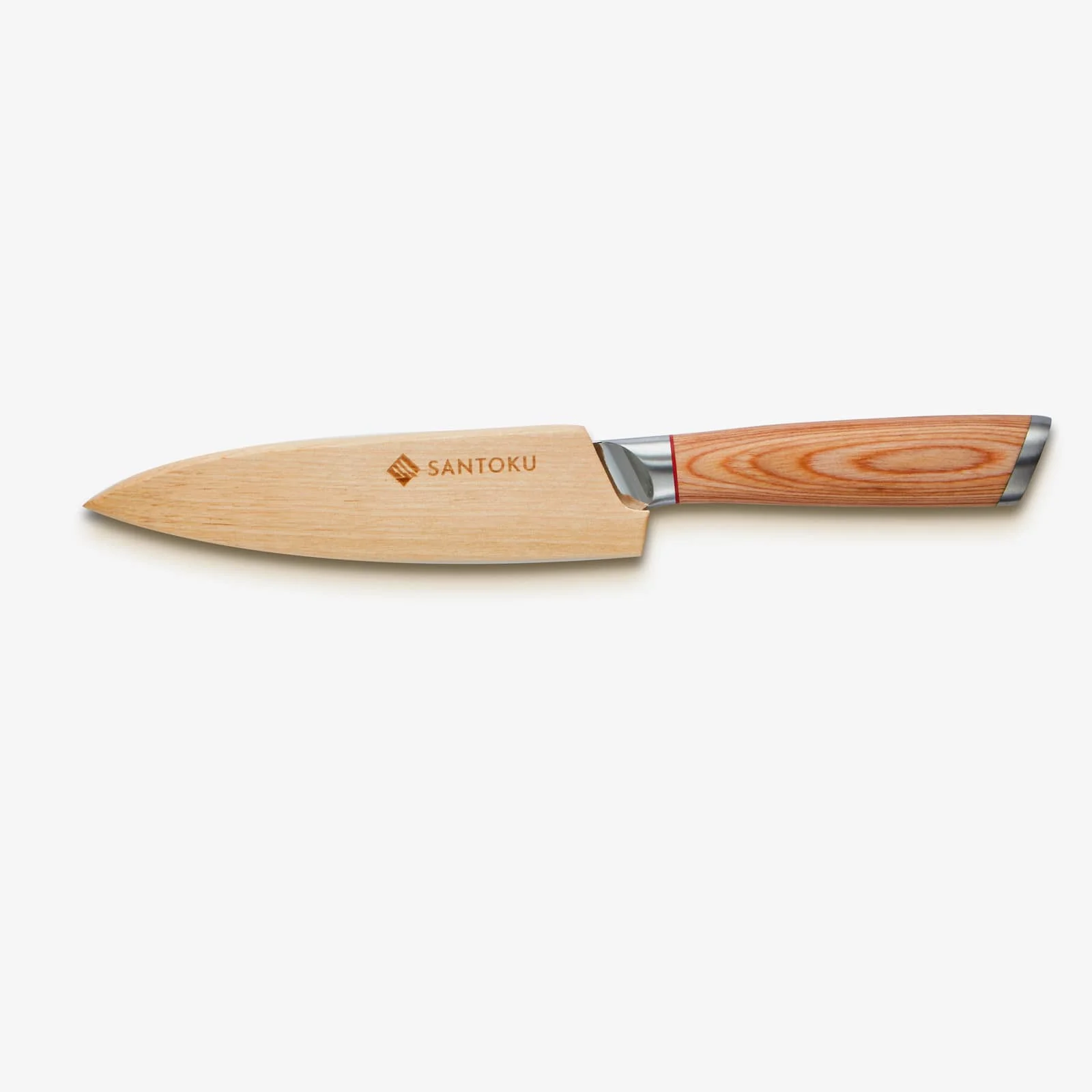 Haruta 4 Inch VG10 Japanese Damascus Steel Paring Knife with Wooden Handle & Scabbard - Image 4