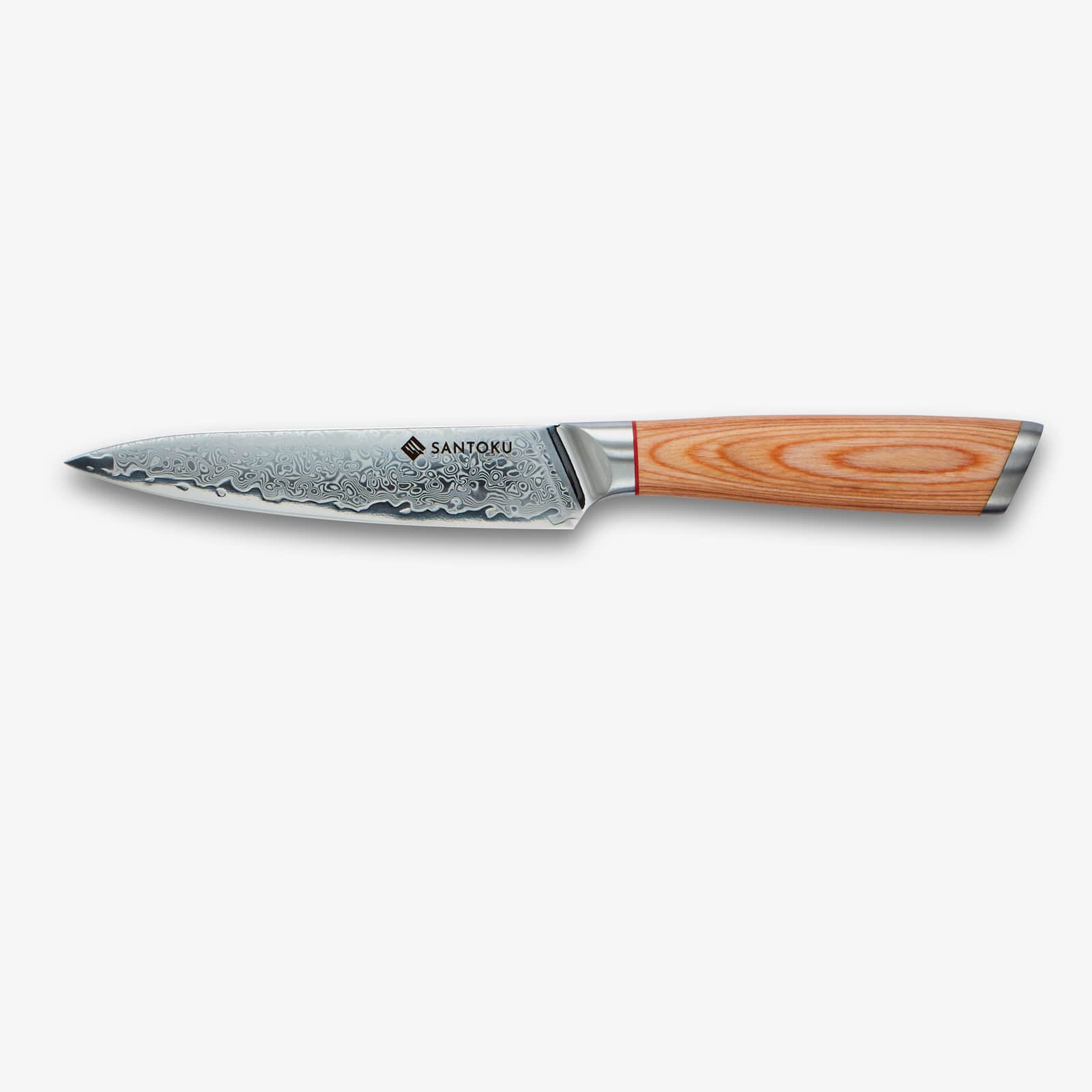 Haruta 5-Piece VG10 Japanese Damascus Steel Kitchen Knife Set with Wooden Handles & Scabbards - Image 6