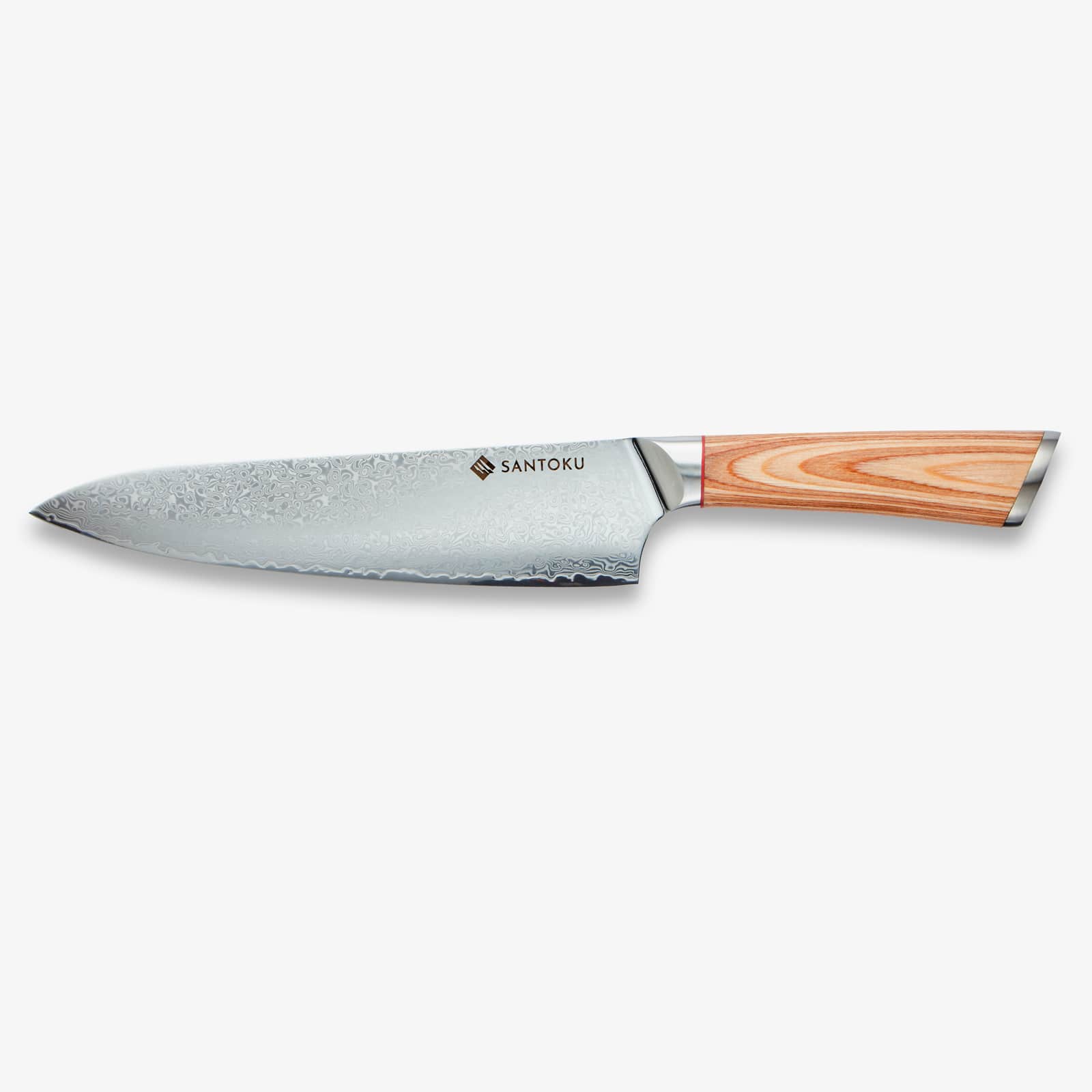Haruta Box Set VG10 Japanese Damascus Steel 8 Inch Chef Knife & 13 Inch Diamond Sharpening Steel - Image 3