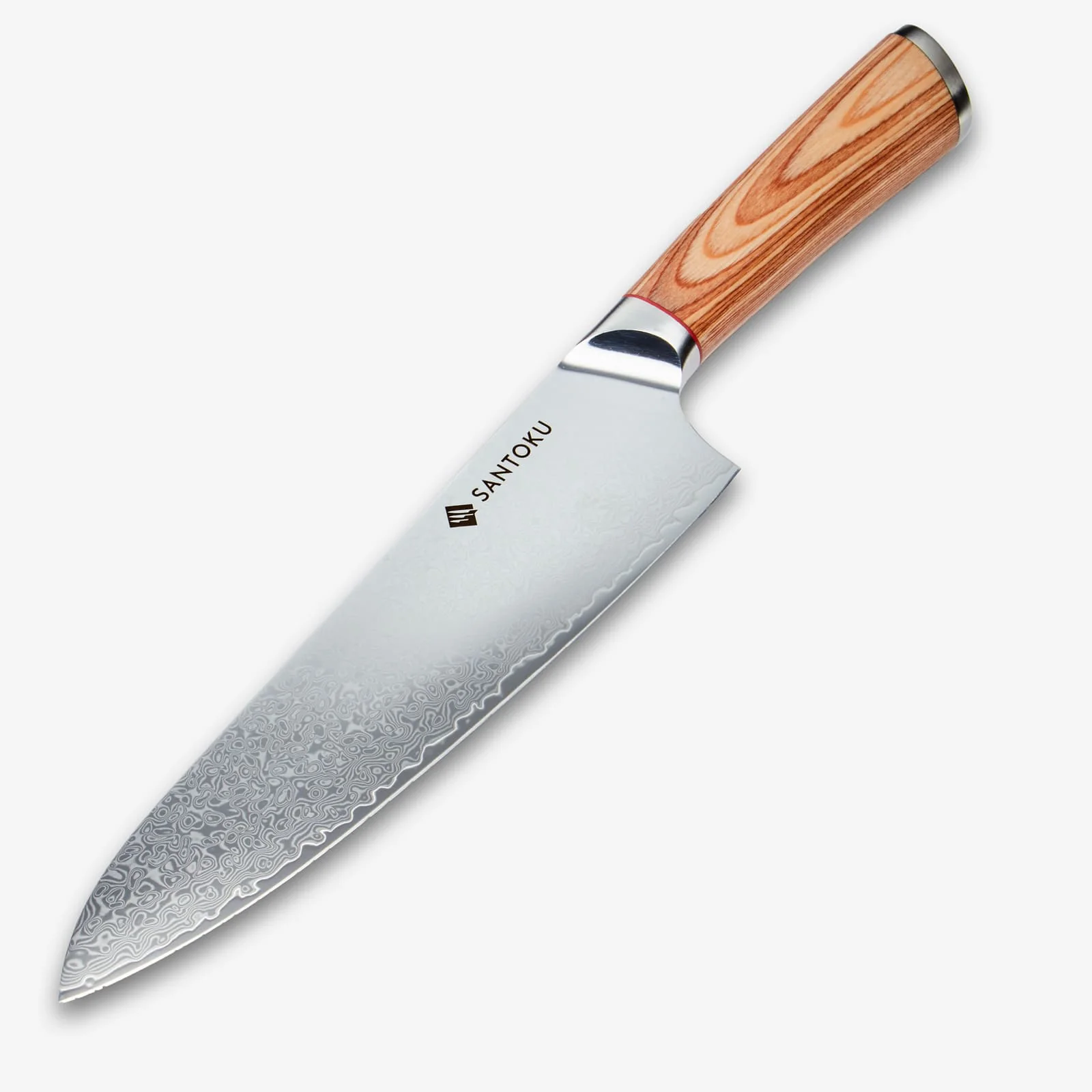 Haruta Box Set VG10 Japanese Damascus Steel 8 Inch Chef Knife & 13 Inch Diamond Sharpening Steel - Image 7