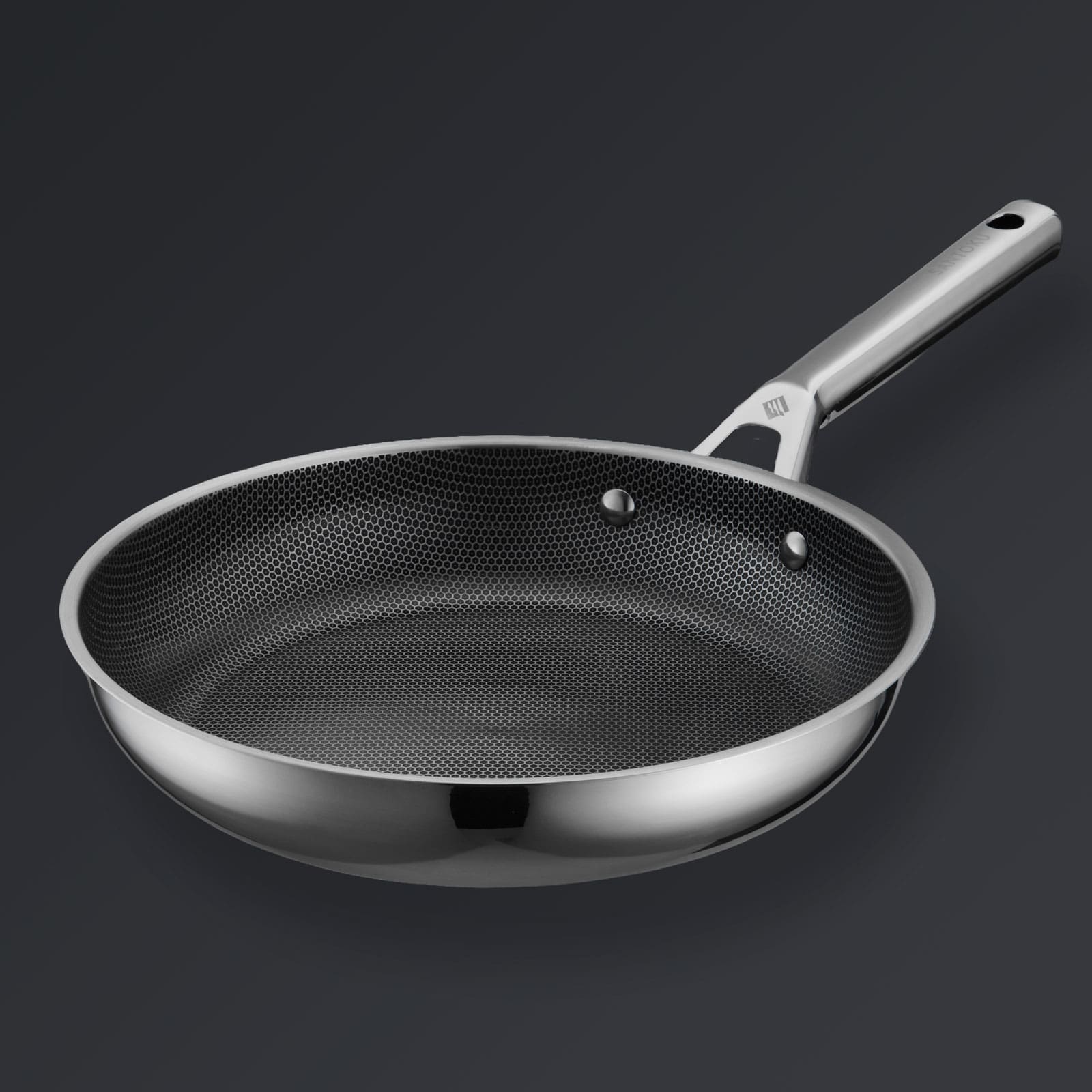 Hive Hybrid™ 8-Piece Pan & Lid Set (4 Frying Pans + 4 Matching Lids) - Image 16