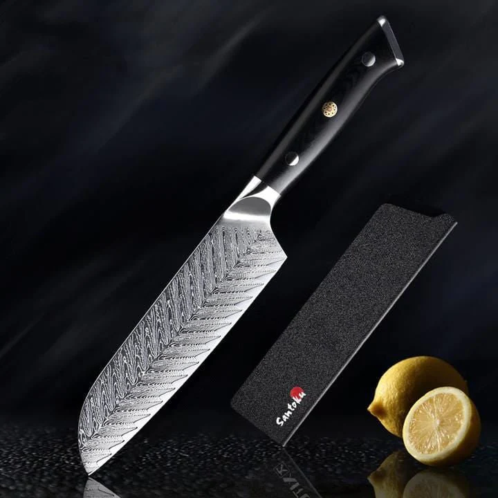 Riku Damascus VG10 Knife - Image 10