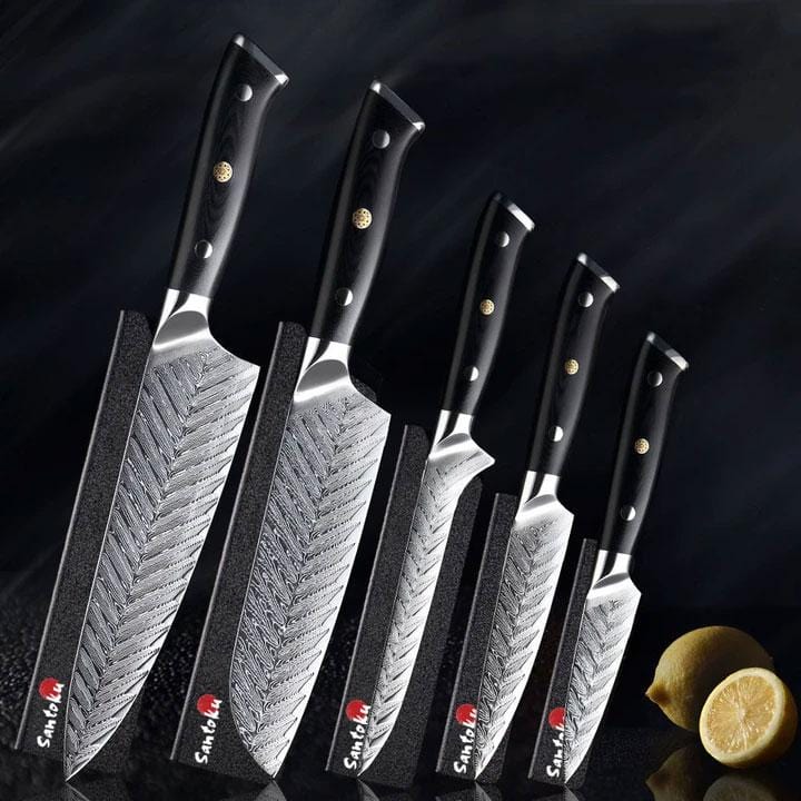 Riku Damascus VG10 Knife - Image 7