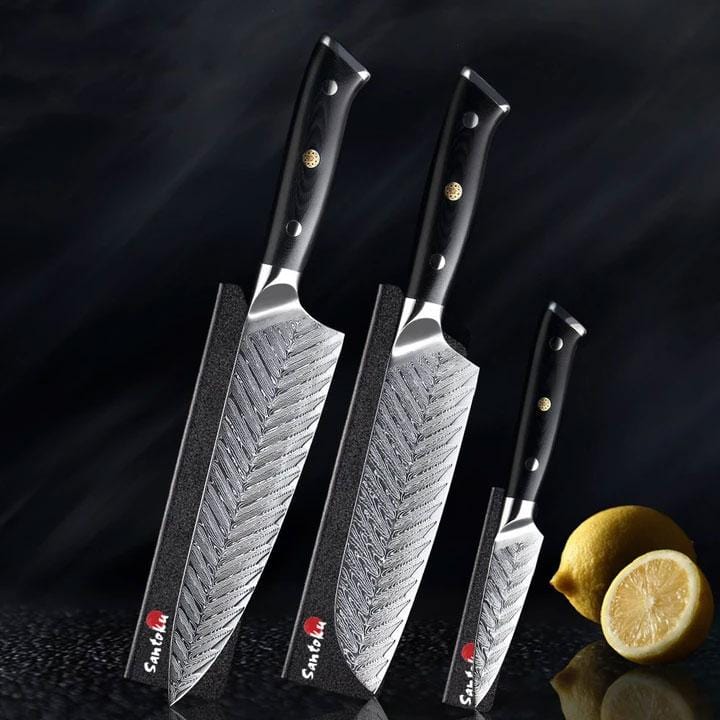 Riku Damascus VG10 Knife - Image 8